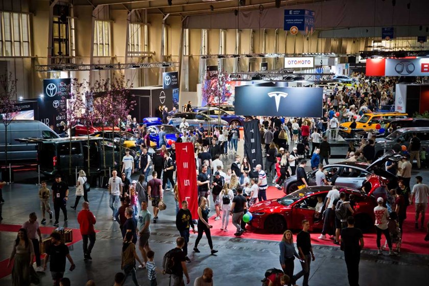 Zdjęcie z  targów Poznań Motor Show w Poznaniu.